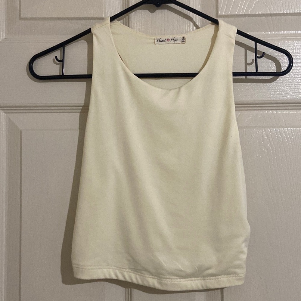 Yellow Crop Top